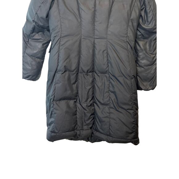 Cole Haan Black Down Midi Puffer Coat Jacket Size Small - Picture 8 of 16